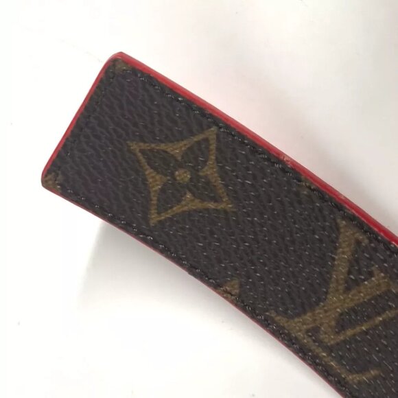 LOUIS VUITTON M0322W Monogram Belt - LV Initial 30MM Reversible Accessories ... - Picture 7 of 15